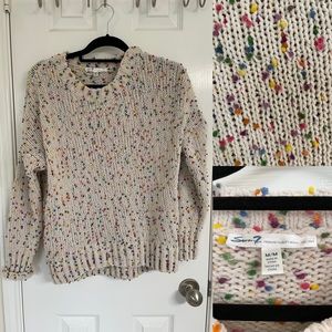CHENILLE DOTTED SWEATER